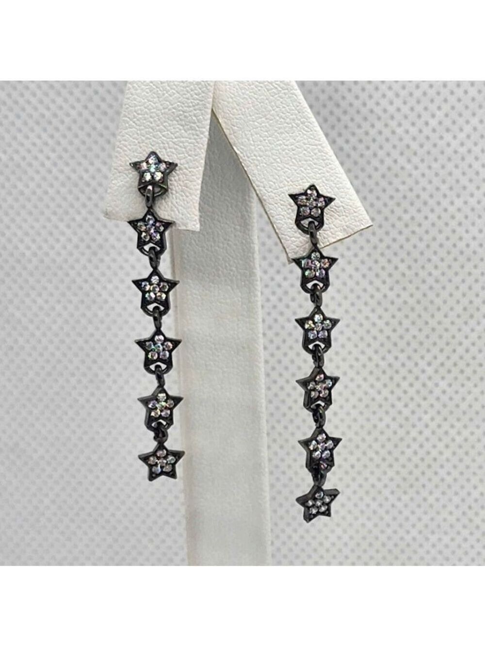 Brand New Sterling Silver 925 Star Earrings